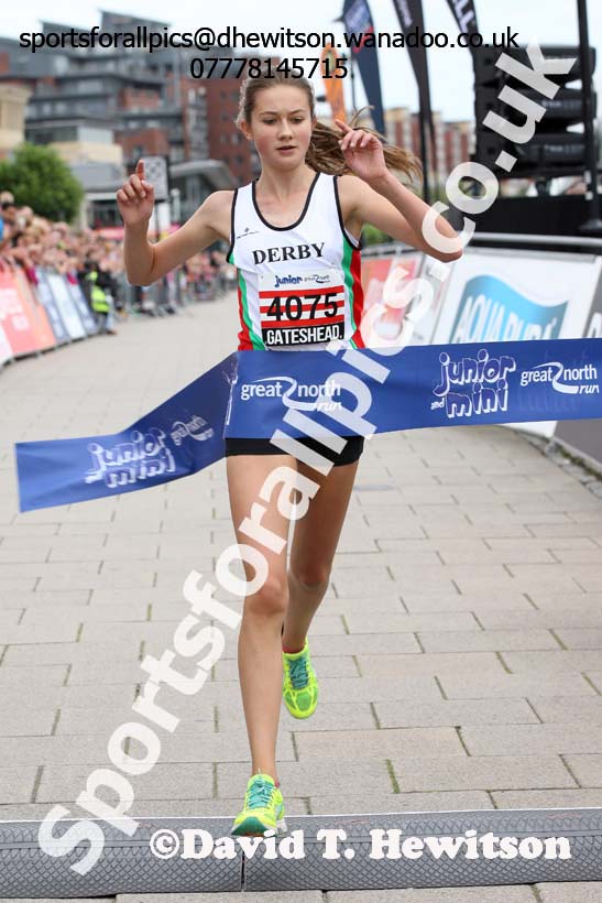 Girls Junior Great  North Run, Newcastle/Gateshead. Photo: David T. Hewitson/Sports for All Pics